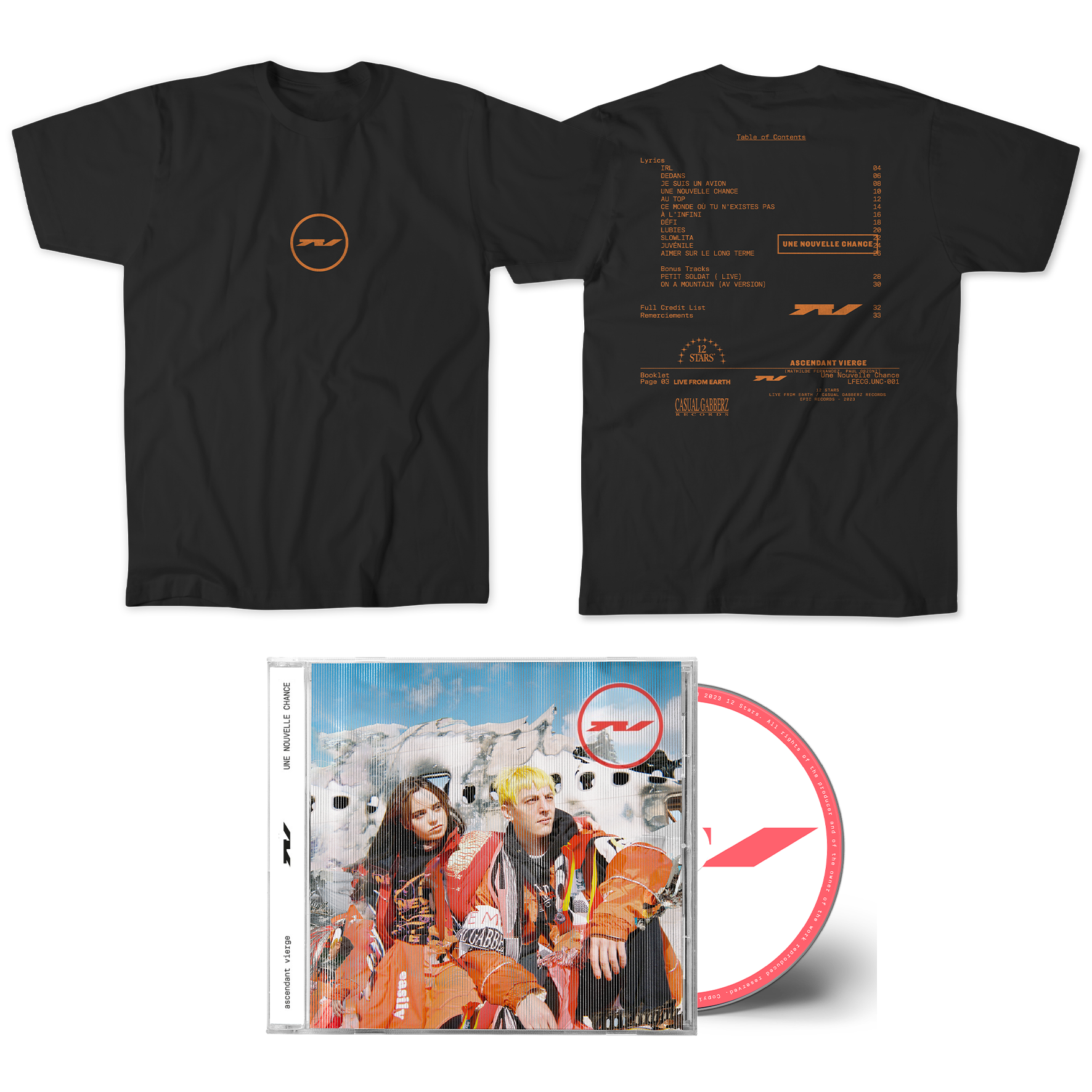 Pack CD + "Classic" T-shirt