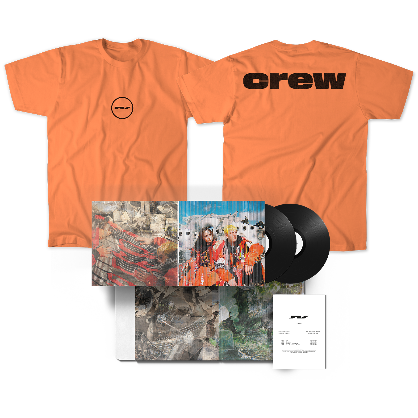 Pack VINYLE + T-Shirt « CREW »