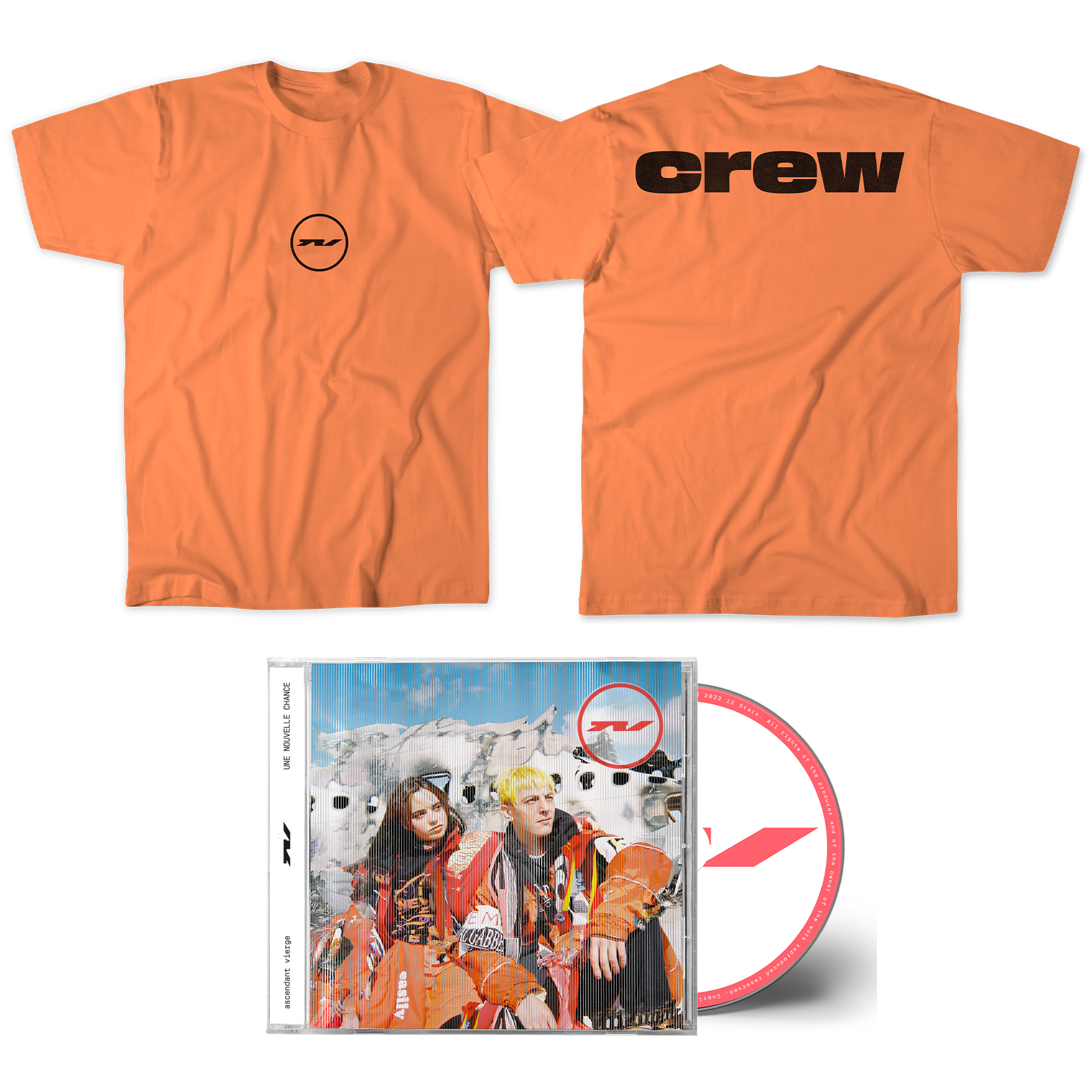 Pack CD + T-Shirt « CREW »